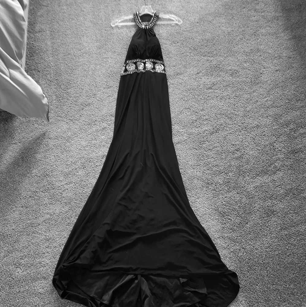 Black sequins prom/dance dress